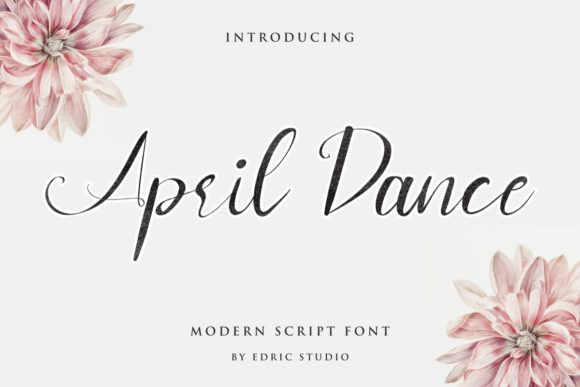 April Dance Font: A Beautiful Handwritten Typeface for Crafters