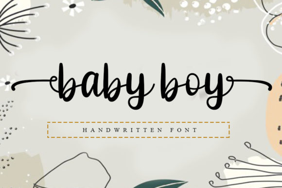 Baby Boy Font: A Delightful Script for Editorial Design