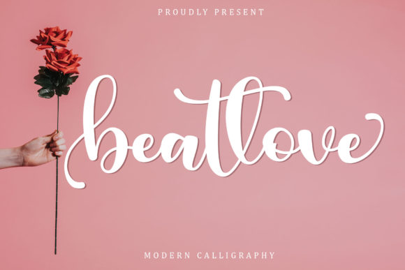 Beatlove Font: A Handwritten Typeface for Your Brand’s Personal Touch
