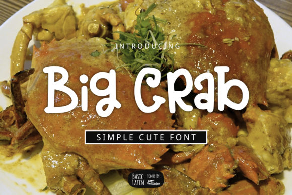 Big Crab: A Whimsical Font for Your Handmade Creations