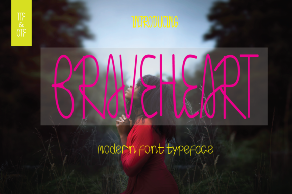 Braveheart Font: A Warm Handwritten Typeface for Digital Design