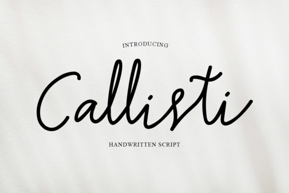 Callisti Typeface: A Joyful Script for Campaign Clarity