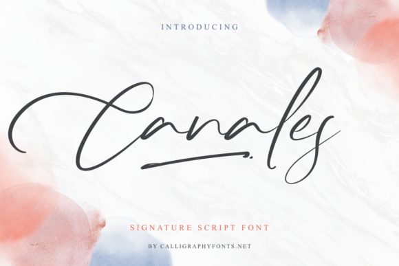 Canales: A Script Font with Elegance and Versatility