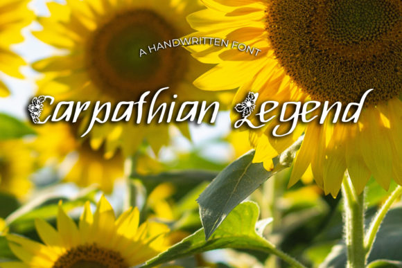 Carpathian Legend Font: A Handwritten Typeface for Modern Web Design