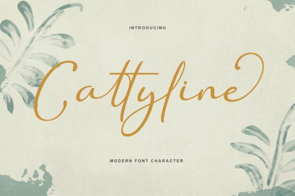 Cattyline: A Handwritten Typeface for Modern Web Design