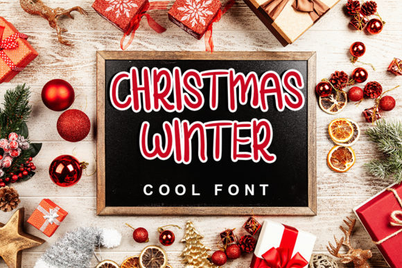 Christmas Winter Font: A Handwritten Typeface for Craft Creators