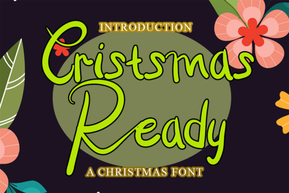 Cristsmas Ready: A Handwritten Typeface for Editorial Elegance