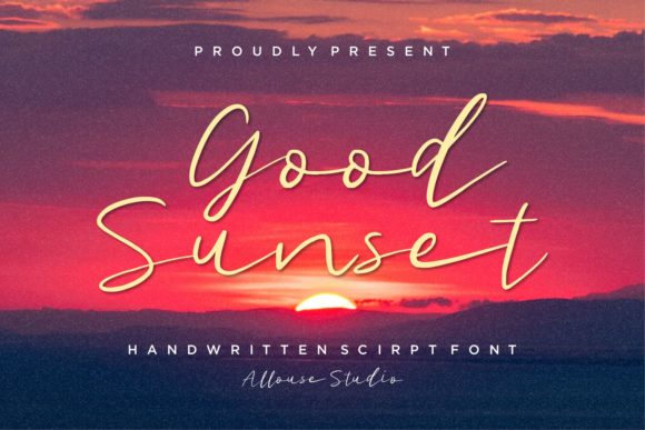 Good Sunset: A Handwritten Typeface for Modern Web Design