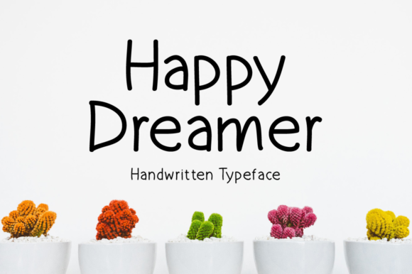 Happy Dreamer Font: A Handwritten Typeface for Polished Branding