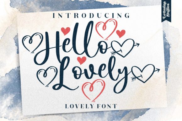Hello Lovely Font: A Stylish Typeface for Your Brand