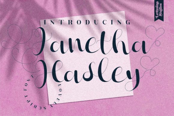 Janetha Hasley Font: A Sweet Touch for Your Brand