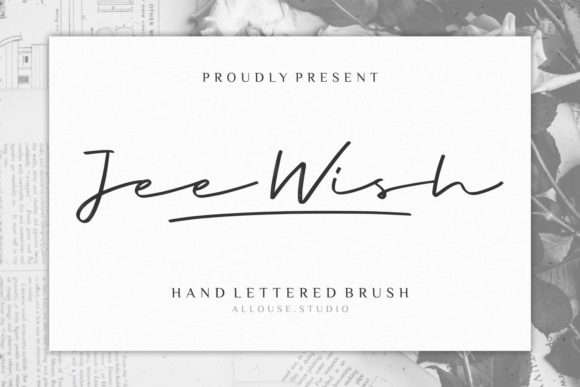 Jee Wish: A Handwritten Font That Elevates Editorial Design