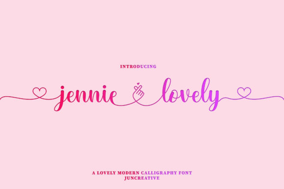 Jennie Lovely: A Handwritten Font for Crafters and Makers