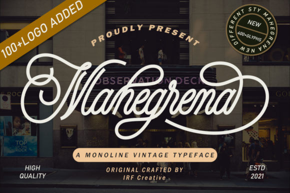 Mahegrena: A Handwritten Typeface for Editorial Elegance