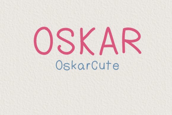 Oskar Font: A Handwritten Typeface for Heartfelt Editorial Design
