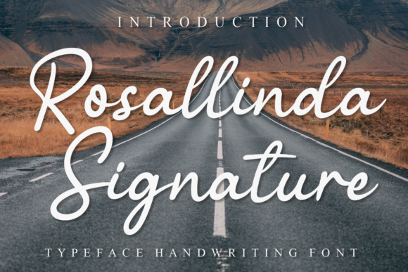 Rosallinda Signature: A Handwritten Typeface for Heartfelt Creations