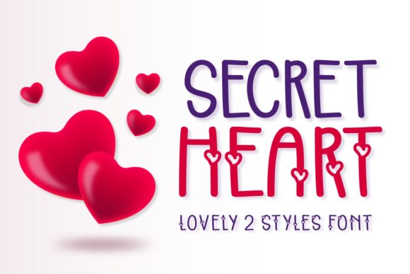 Secret Heart Font: A Handwritten Typeface for Modern Web Design