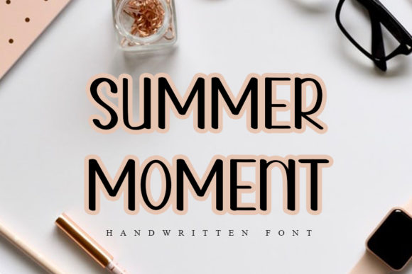 Summer Moment: A Handwritten Font for Editorial Elegance