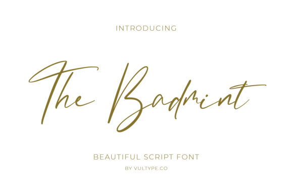 The Badmint Font: A Polished Touch for Small Business Branding