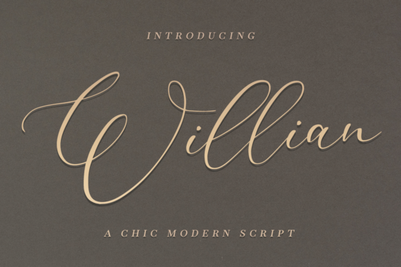 Willian Font: A Handwritten Typeface for Crafters and Creators